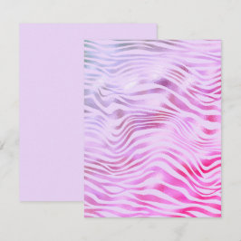 Carte N'Importe Quelle Occasion Holographique Zebra Stri