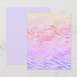 Carte N'Importe Quelle Occasion Silver Zebra Stripes Bla