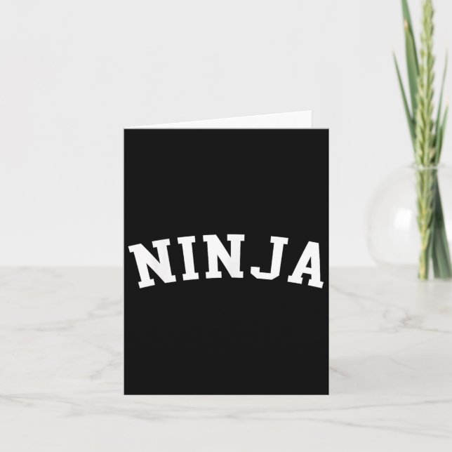Carte Ninja (Devant)