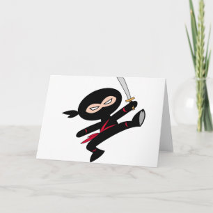 CARTE NINJA D'ENFANT !
