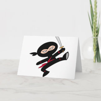 CARTE NINJA D'ENFANT !