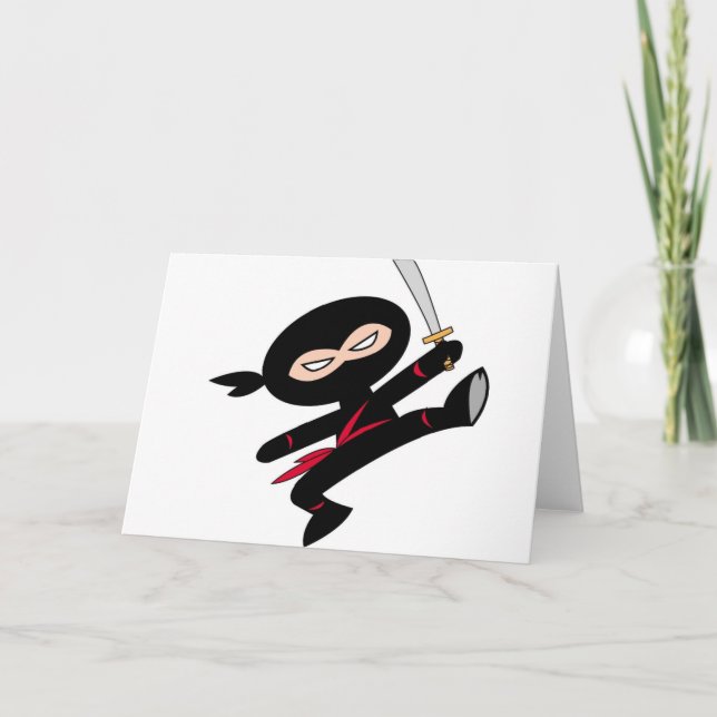 CARTE NINJA D'ENFANT ! (Devant)