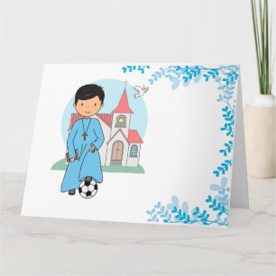 Carte Niño Primera Comunión Fútbol
