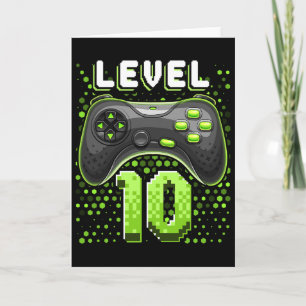 Carte Niveau 10 Contrôleur de jeu vidéo 10e Anniversaire