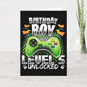 Carte Niveau 5 Jeu vidéo déverrouillé 5e Jeu d'anniversa