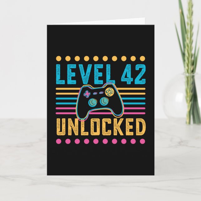 Carte Niveau de jeu 43 Déverrouillé 43e anniversaire Gam (Devant)