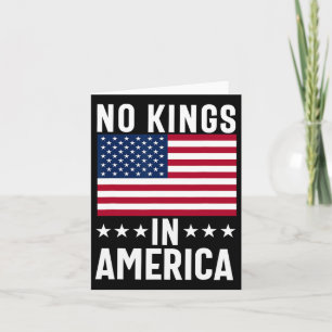 Carte No Kings In America Flag Protest Save Democracy 10