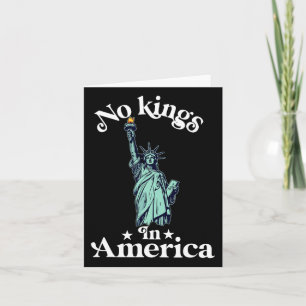 Carte No Kings In America Flag Protest Save Democracy 17