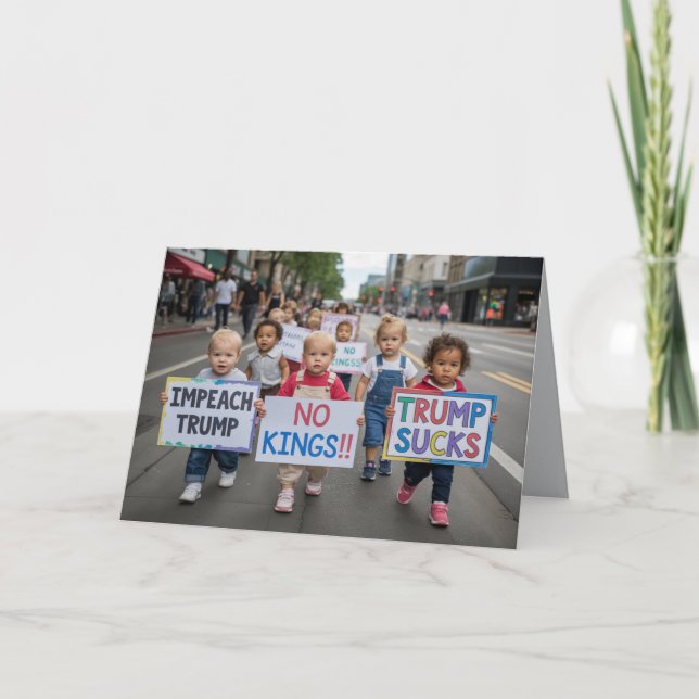 Carte No Kings Toddler Greeting Card (Devant)