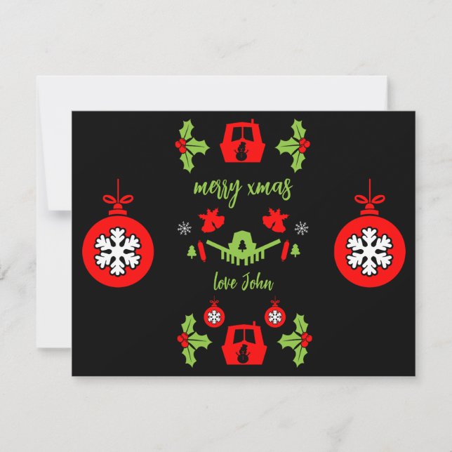 Carte Nocturnes du canal de Noël (Devant)