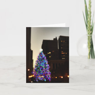 Carte Noël à Chicago