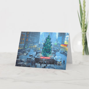 Carte "Noël à New York" de Paul McGehee