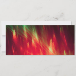 Carte Noël abstrait lueur douce