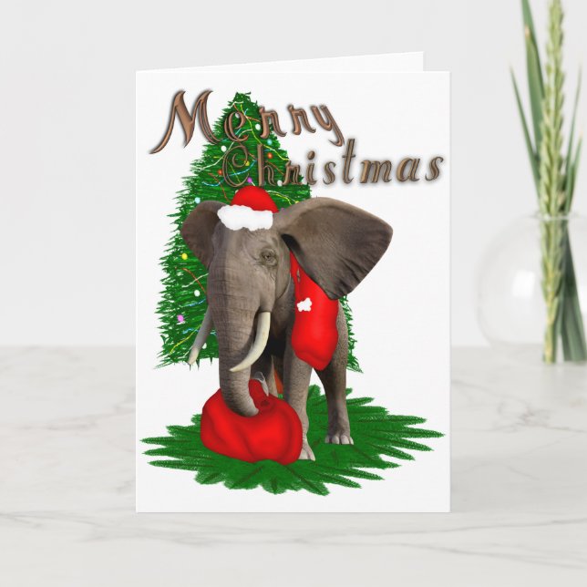 Carte Noël africain (Devant)