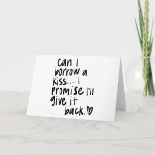 CARTE NOËL AMOUR & RENCONTONS-NOUS SOUS LE MISTLETOE