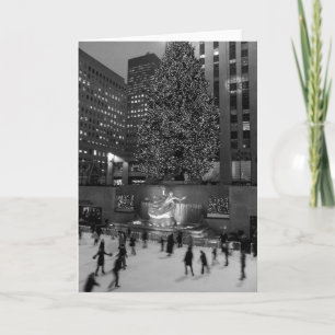 Carte Noël au Rockefeller Center (Blank)