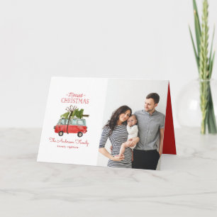 Carte noël avec le...Vanne à eau vintage