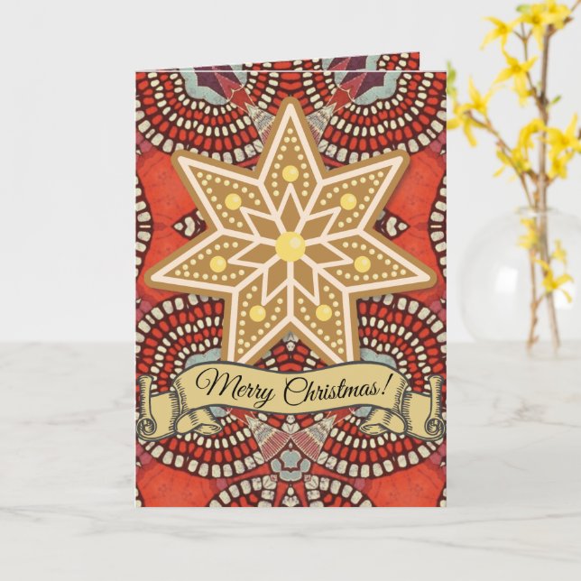 Carte Noël Bénédiction Afrocentrique Noël (Fleur jaune)