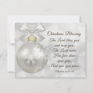 Carte Noël Bénir Le Seigneur Vous Bénir Bible Appartemen