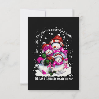 Carte Noël cancer du sein