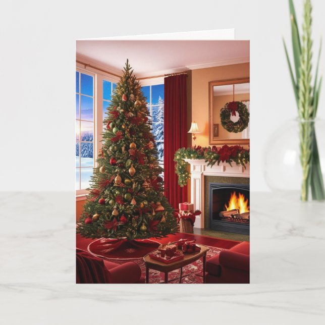 Carte Noël Chaleureuse (Devant)