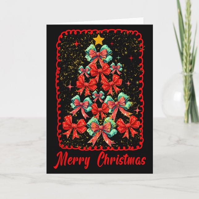Carte Noël Coquette,Noël tendance Cadeau drôle Femme (Devant)
