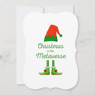 Carte Noël dans la Metaverse VR Gamer Holiday