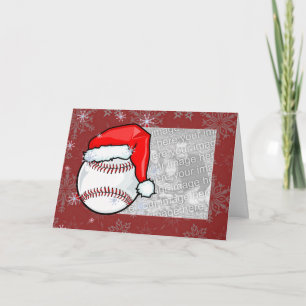 Carte - Noël de baseball