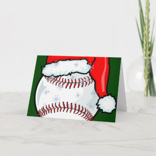 Carte - Noël de baseball