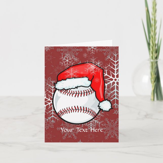 Carte - Noël de baseball (Devant)
