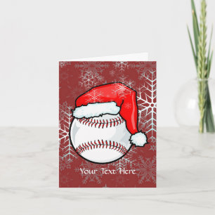 Carte - Noël de baseball