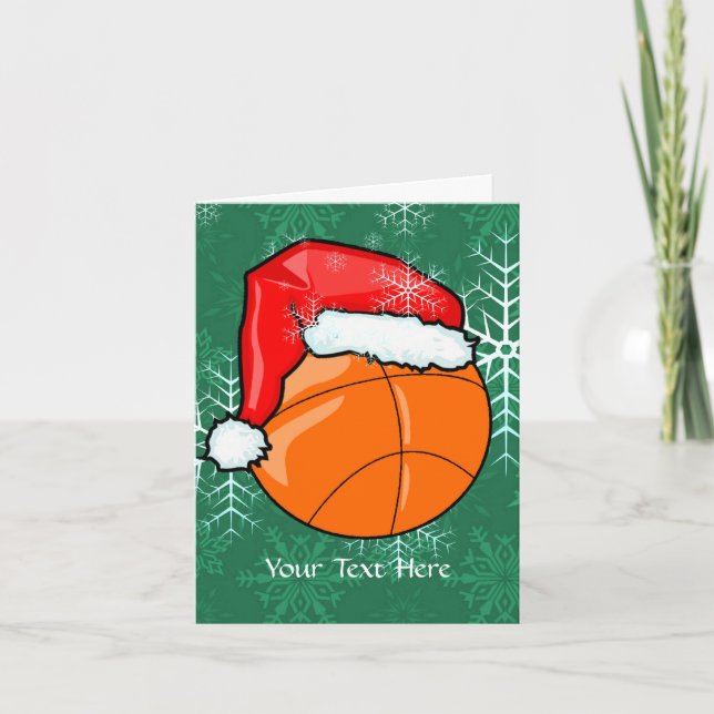 Carte - Noël de basket-ball (Devant)