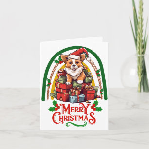 Carte Noël de Corgi