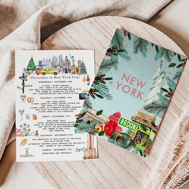 Carte Noël de la licence à New York (Créateur téléchargé)