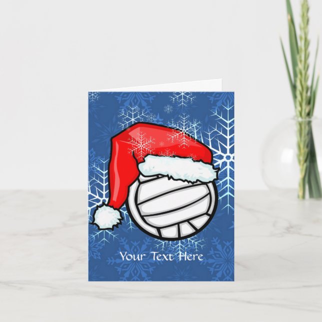 Carte - Noël de volley-ball (Devant)
