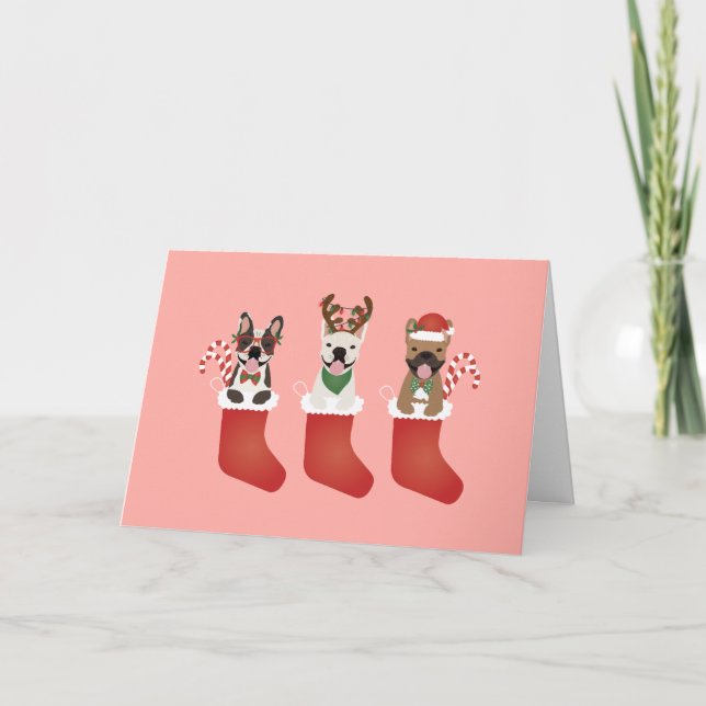 Carte Noël des Bulldogs de Merci (Devant)