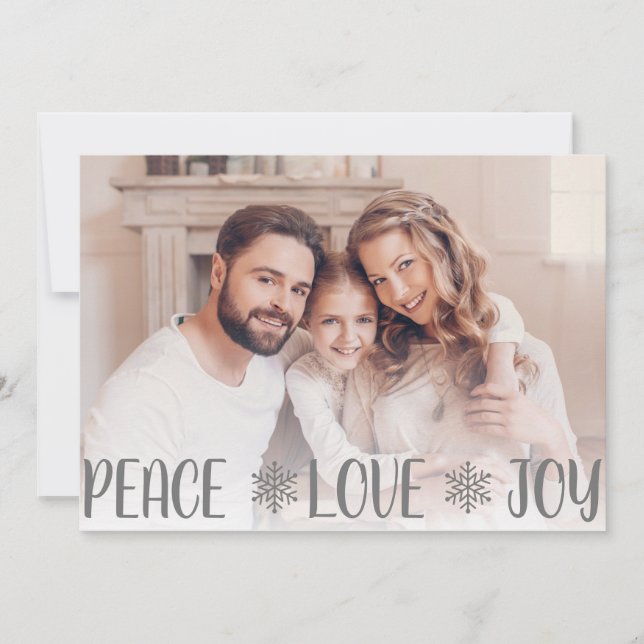 Carte Noël des fêtes (Devant)