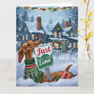 Carte Noel du réalisateur de la fête des chiens d'Azawak