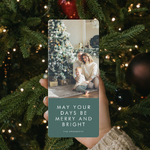 Carte Noël En Famille Joyeux Et Lumineux Joyeux Fêtes