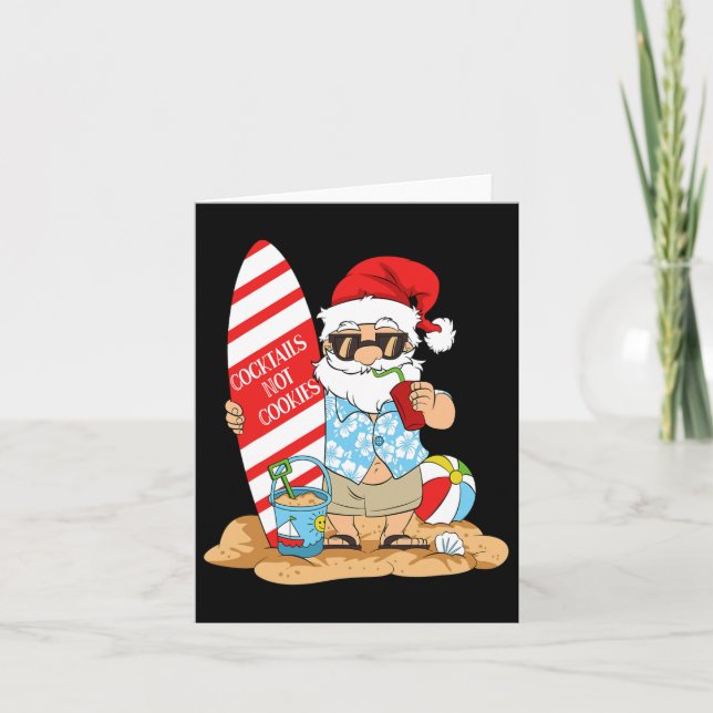 Carte Noël En Juillet Hommes Femmes Tails Pas De Cookies (Devant)