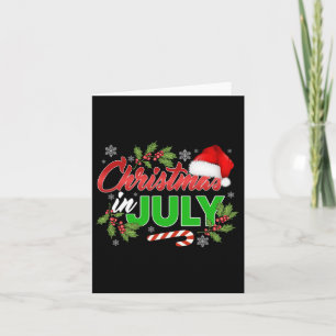 Carte Noël En Juillet Joyeux Noël Été Amusant San