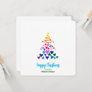 Carte Noël gay minimaliste