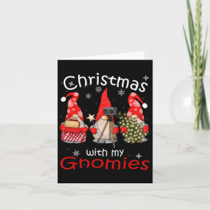 Carte Noël Gnome Famille Pour Femmes Hommes - Gnomies Xm