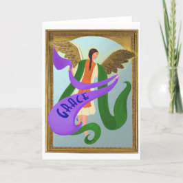 Carte Noël GRÂCE Angel