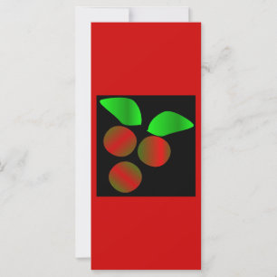 Carte Noël Holly VII