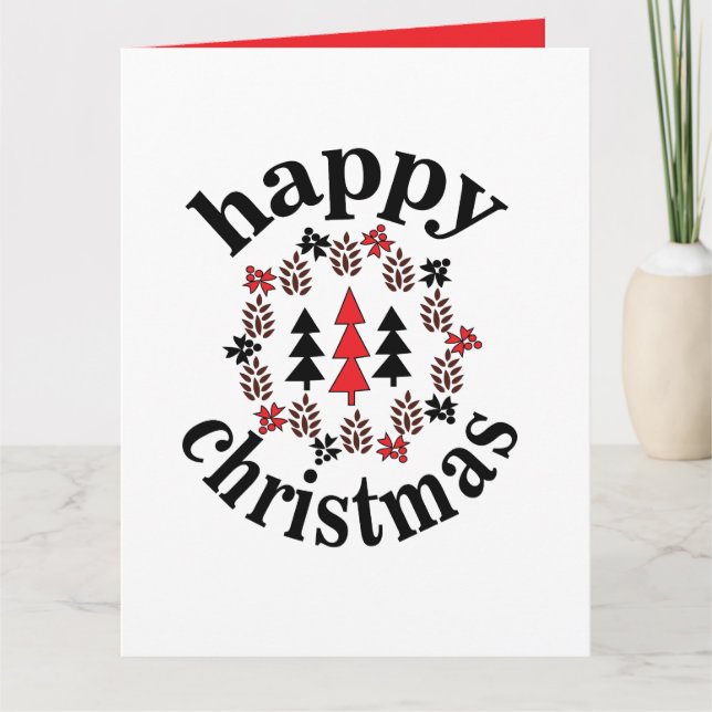 Carte Noël Joyeux Noël (Devant)