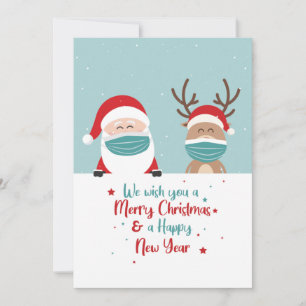 Carte Noël minimaliste moderne