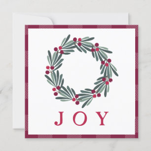 Carte Noël Noël Noël Noël Joyeux Aquarelle Salutation