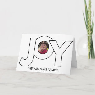 Carte Noël noir et blanc