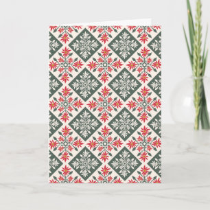 Carte Noël Poinsettia Kapa